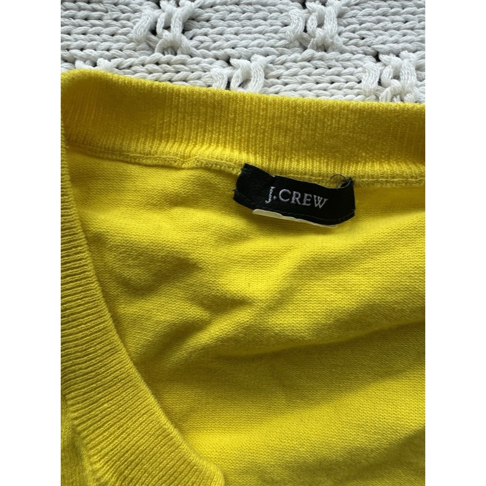 Adorable Size Small Bright Yellow J.Crew Cardigan Sweater